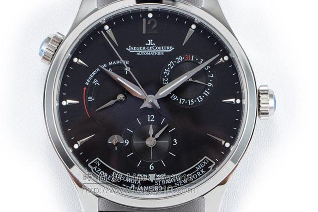 Jaeger LeCoultre手錶 V2升級版 地理學家大師系列 Q1428421 積家高端男士腕表 積家機械男表  hds1622